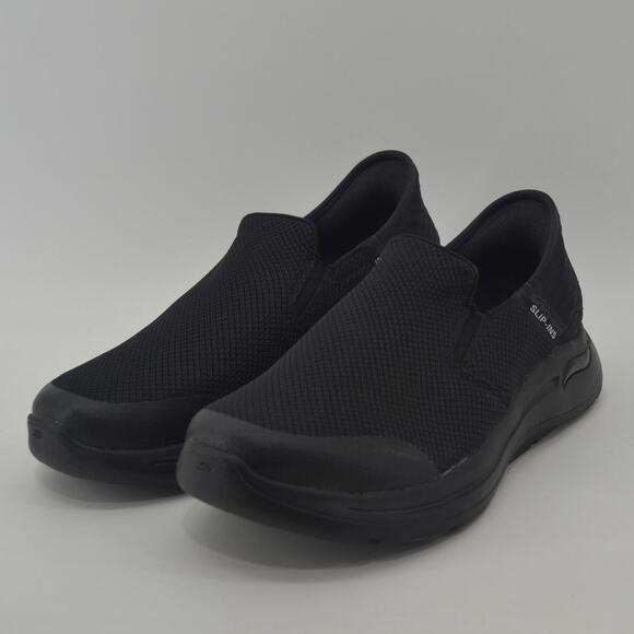 Skechers Black Go Walk Mens Arch Fit Casual Sneakers Size 10 - Picture 11 of 14